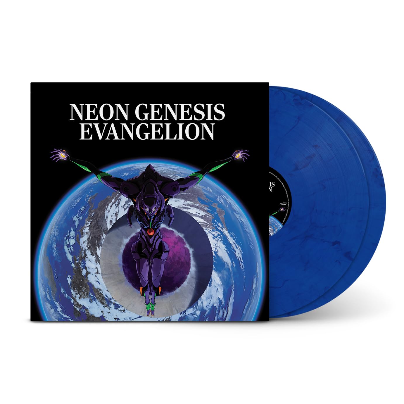 Neon Genesis Evangelion Original Series Soundtrack Translucent Blue Vinyl Record 2LP