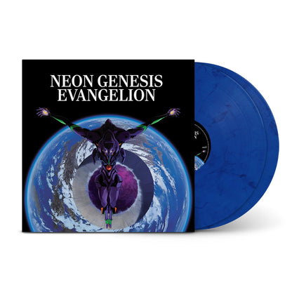 Neon Genesis Evangelion Original Series Soundtrack Translucent Blue Vinyl Record 2LP