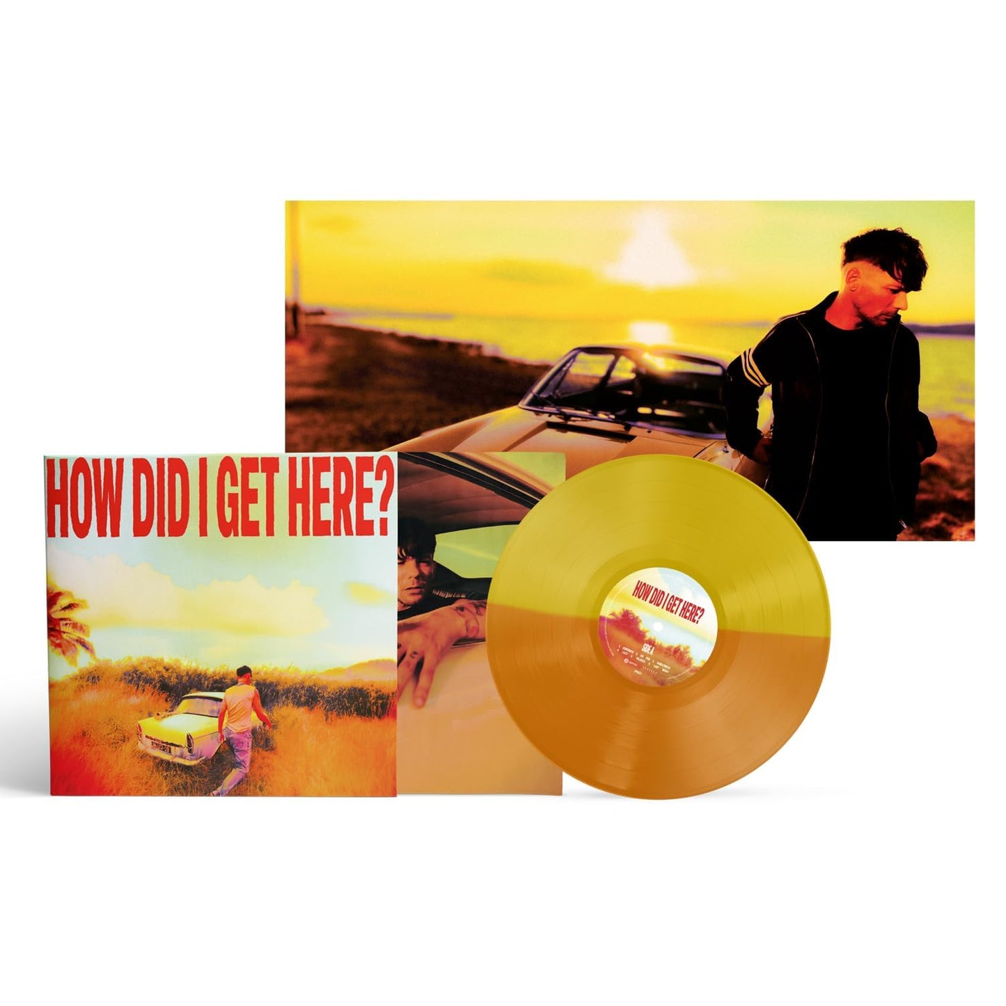 Louis Tomlinson - How Did I Get Here? "Yellow & Orange" Vinyl Record LP (Amazon Exclusive)