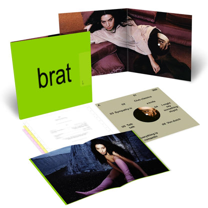 Charli XCX - BRAT "Black" Vinyl Record LP