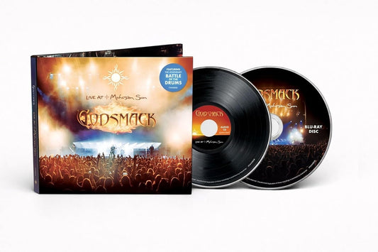 SIGNED Godsmack - Live At Mohegan Sun CD + Blu-Ray