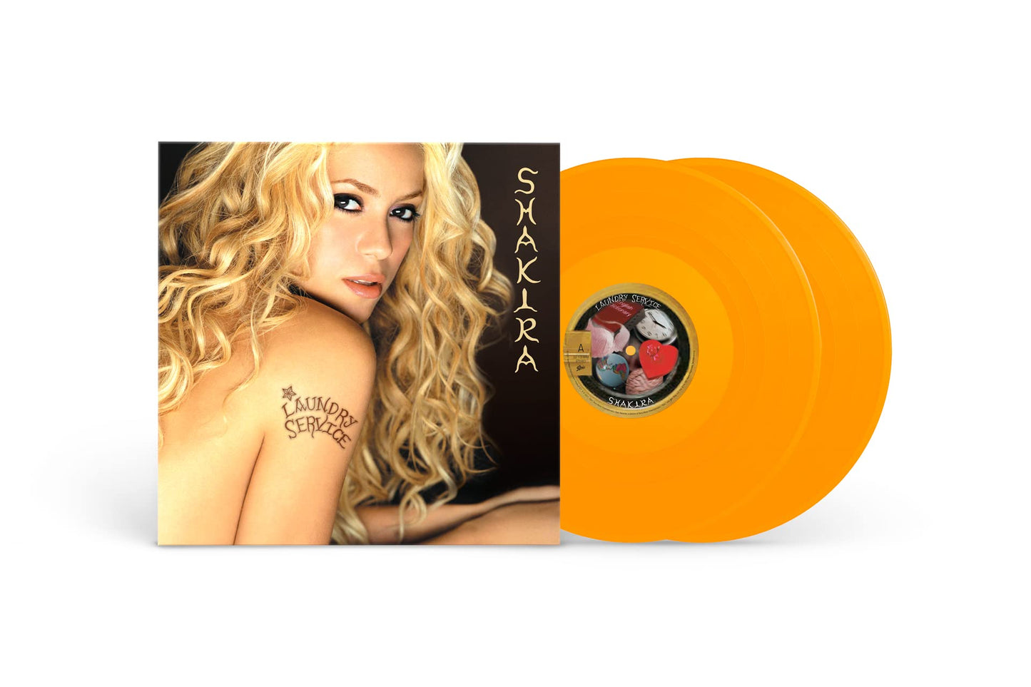 Shakira - Laundry Service "Yellow" Vinyl Record LP