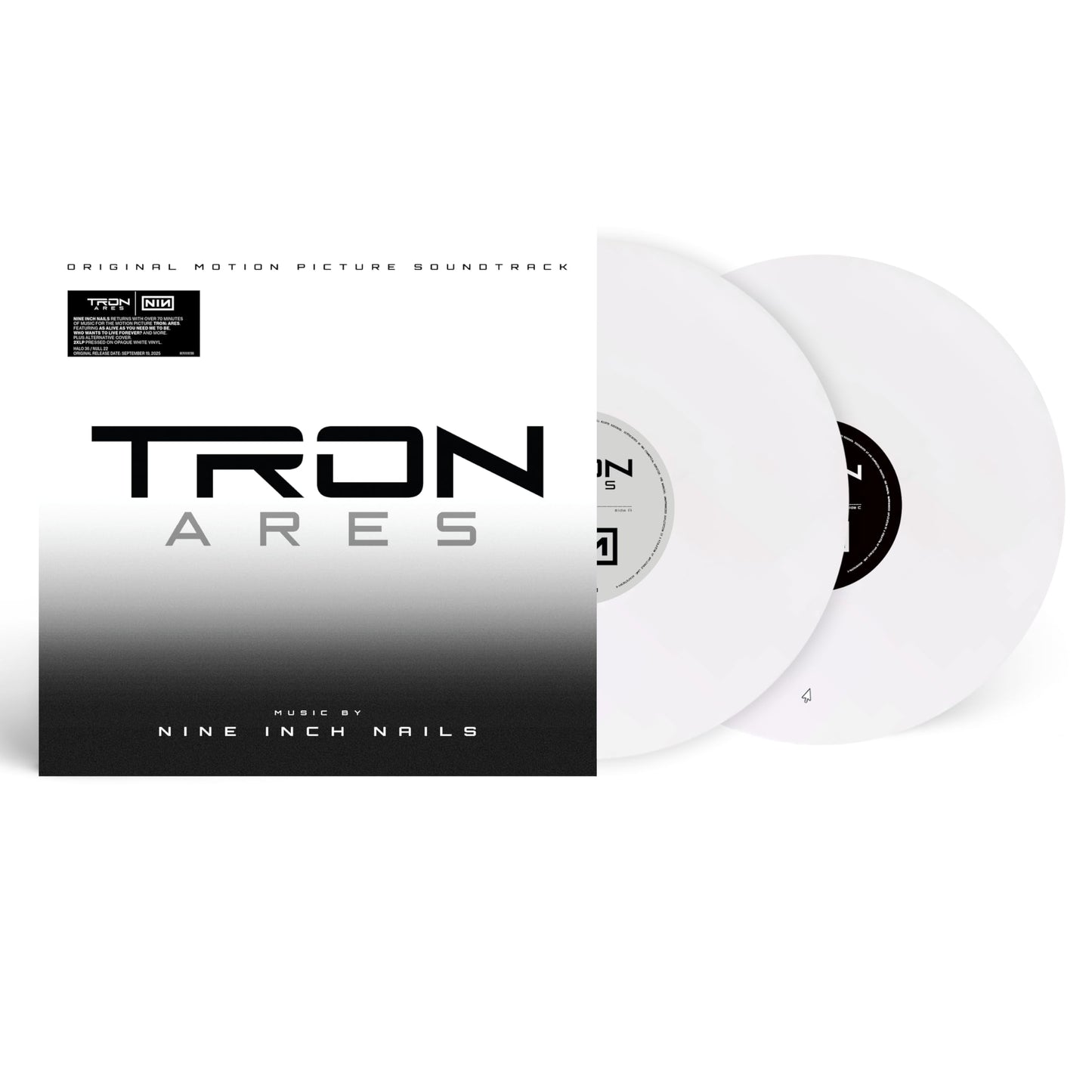 Nine Inch Nails - TRON: Ares (Original Motion Picture Soundtrack) "White" Vinyl Record 2LP