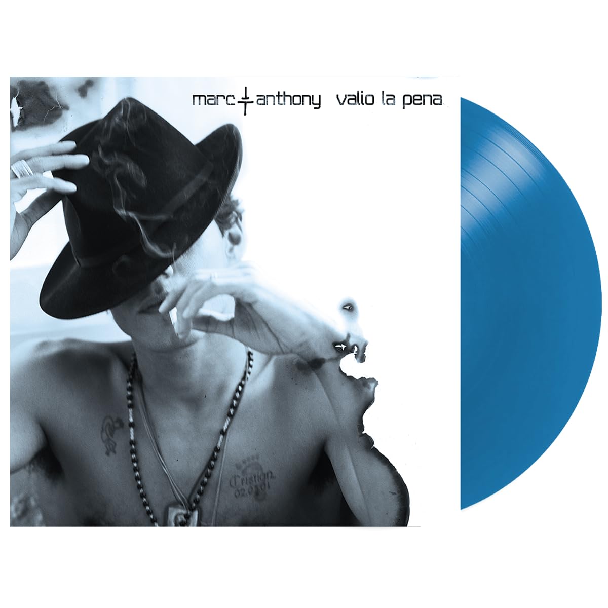 Marc Anthony - Valio La Pena "Sky Blue" Vinyl Record LP