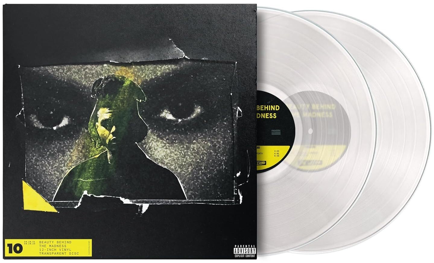 The Weeknd - Beauty Behind The Madness (10th Anniversary Edition) "Transparent" Vinyl Record 2LP
