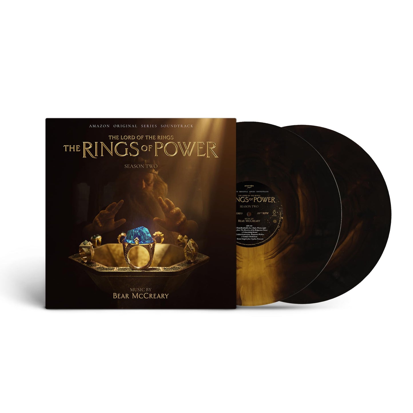 The Lord of the Rings: The Rings of Power (Season 2: Amazon Original Series Soundtrack) (Amazon Exclusive Black & Gold Galaxy Vinyl)