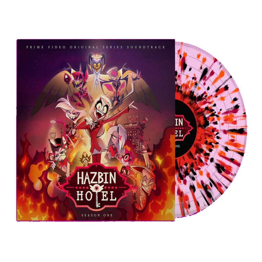 Hazbin Hotel Season One Original Soundtrack Hell Splatter Vinyl Record LP