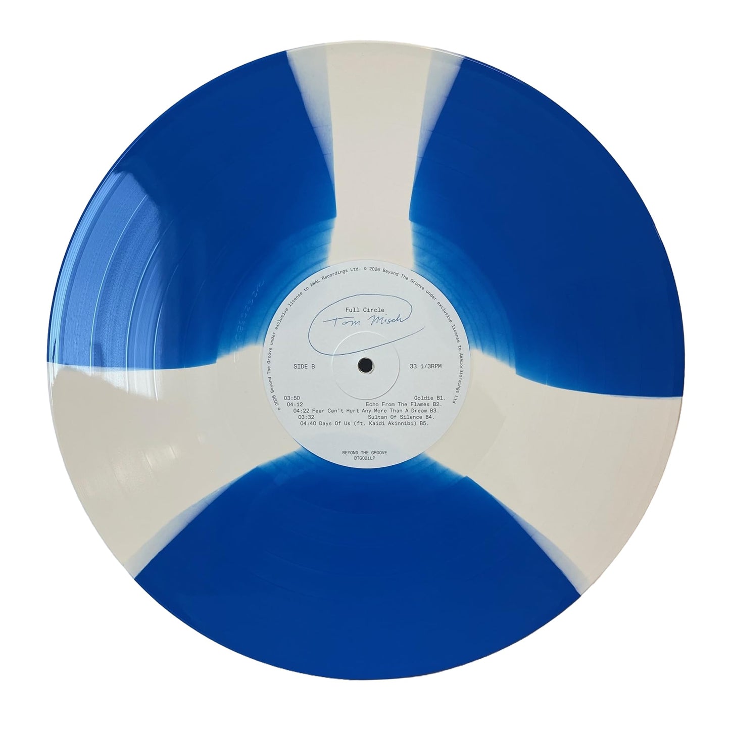 Tom Misch - Full Circle "Sky Break" Blue and White Vinyl Record LP