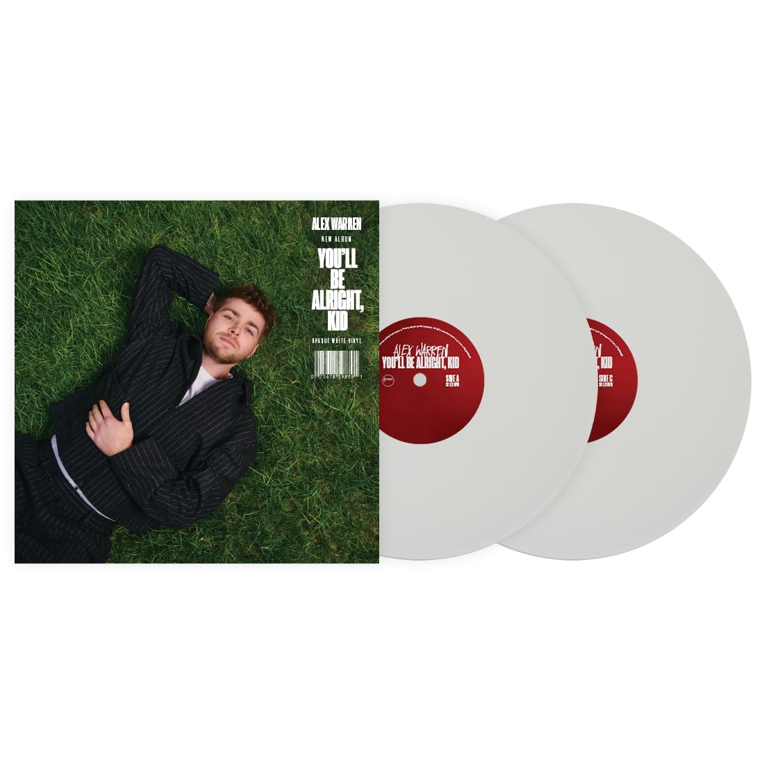 Alex Warren - You'll Be Alright, Kid "Opaque White" Vinyl Record 2LP