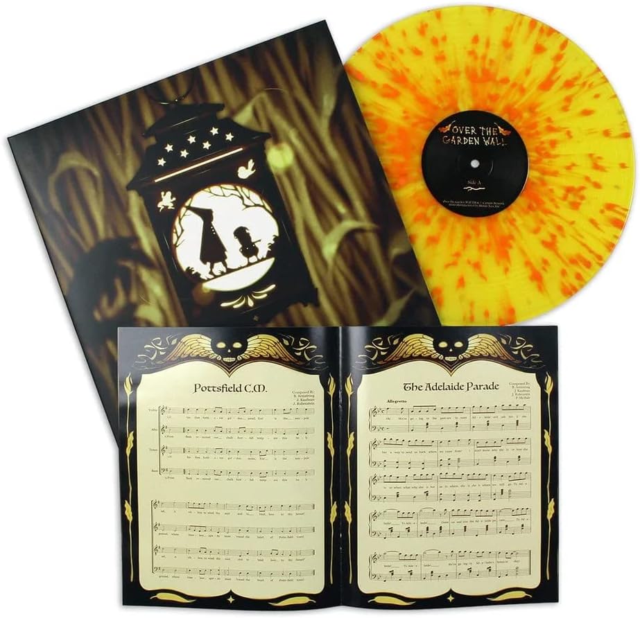 Over the Garden Wall Original Soundtrack Yellow Translucent Orange Splatter Vinyl Record LP