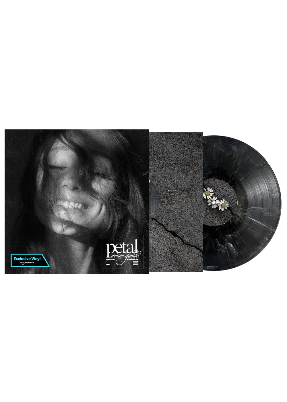 Ariana Grande - petal "Pavement" Marble Vinyl Record LP