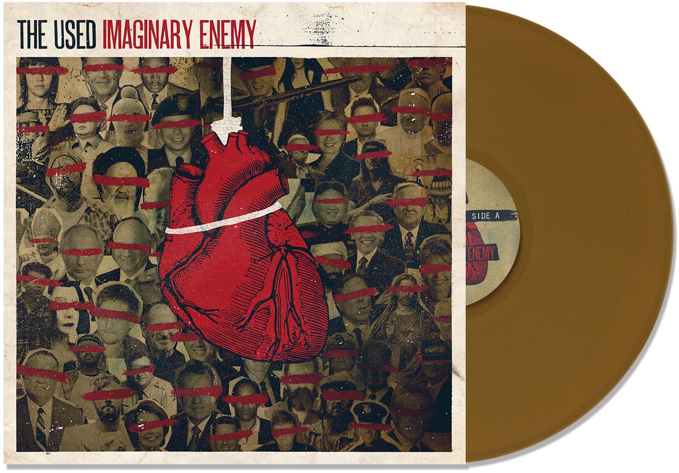 The Used - Imaginary Enemy "Gold" Vinyl Record LP