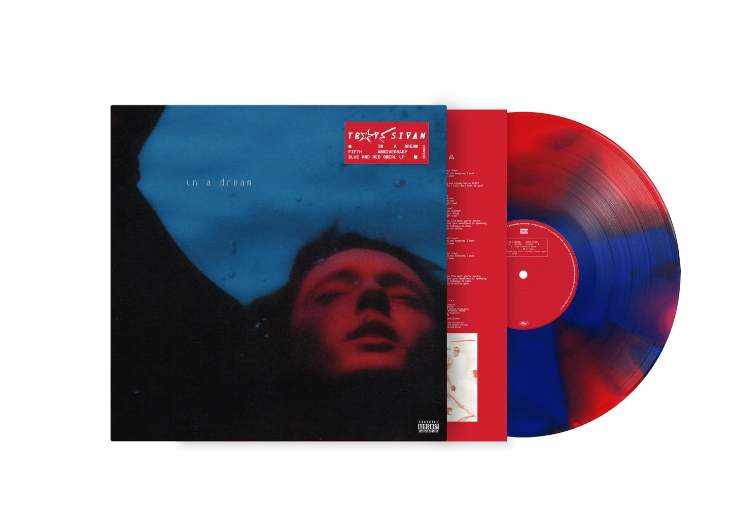 Troye Sivan - In A Dream "Red/Blue Swirl" Vinyl Record 12" EP (5 Year Anniversary Edition)
