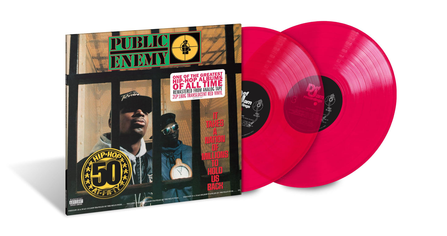 Public Enemy - It Takes A Nation Of Millions To Hold Us Back "Apple Red" Vinyl Record LP