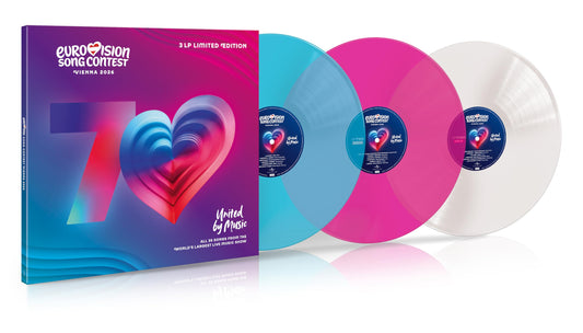 Various Artists - Eurovision Song Contest Vienna 2026 "Blue & Pink" Vinyl Record