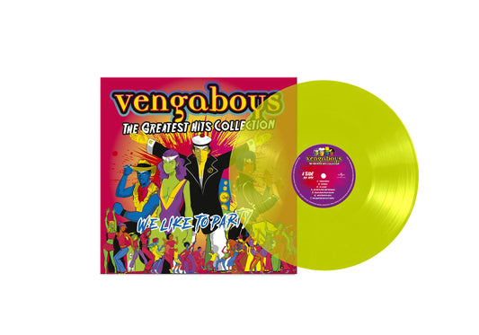 Vengaboys - We Like To Party: The Greatest Hits Collection "Transparent Lime Green" Vinyl Record LP