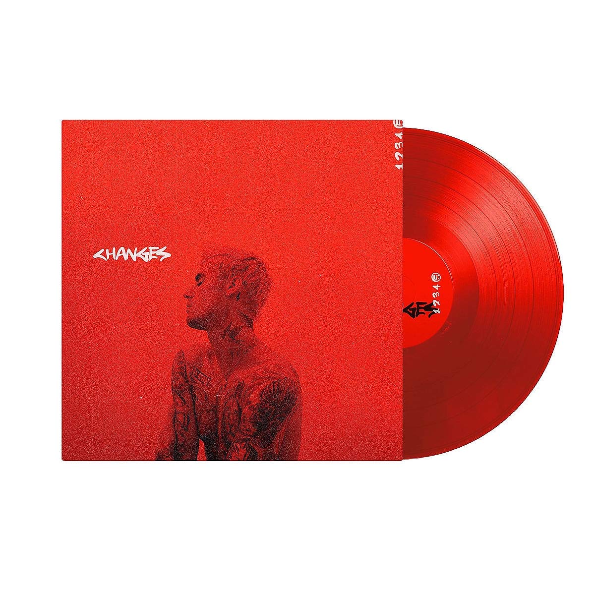 Justin Bieber - Changes "Red" Vinyl Record 2LP