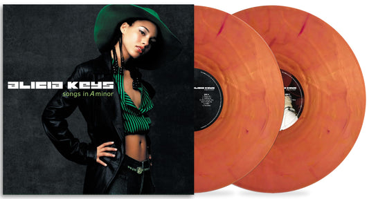 Alicia Keys - Songs In A Minor (25th Anniversary Edition) "Translucent Burnt Orange Marbled" Vinyl Record 2LP