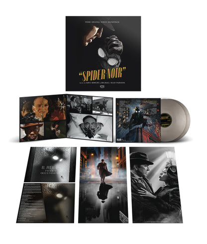 Kris Bowers & Michael Dean Parsons - Spider-Noir (Prime Original Series Soundtrack) "Opaque Silver" Vinyl Record 2LP