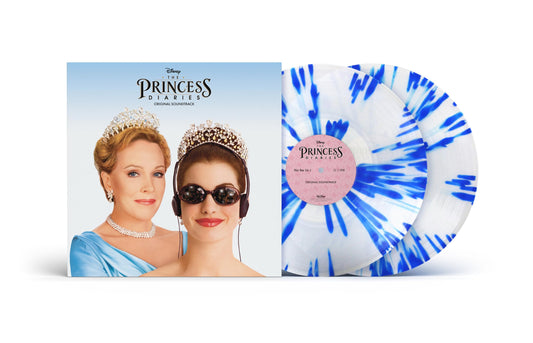The Princess Diaries Original Soundtrack Clear & Blue Splatter Vinyl Record 2LP