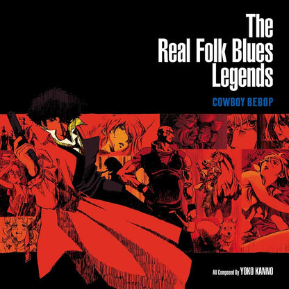 Seatbelts - COWBOY BEBOP: The Real Folk Blues Legends Metallic Silver Vinyl Record 2LP