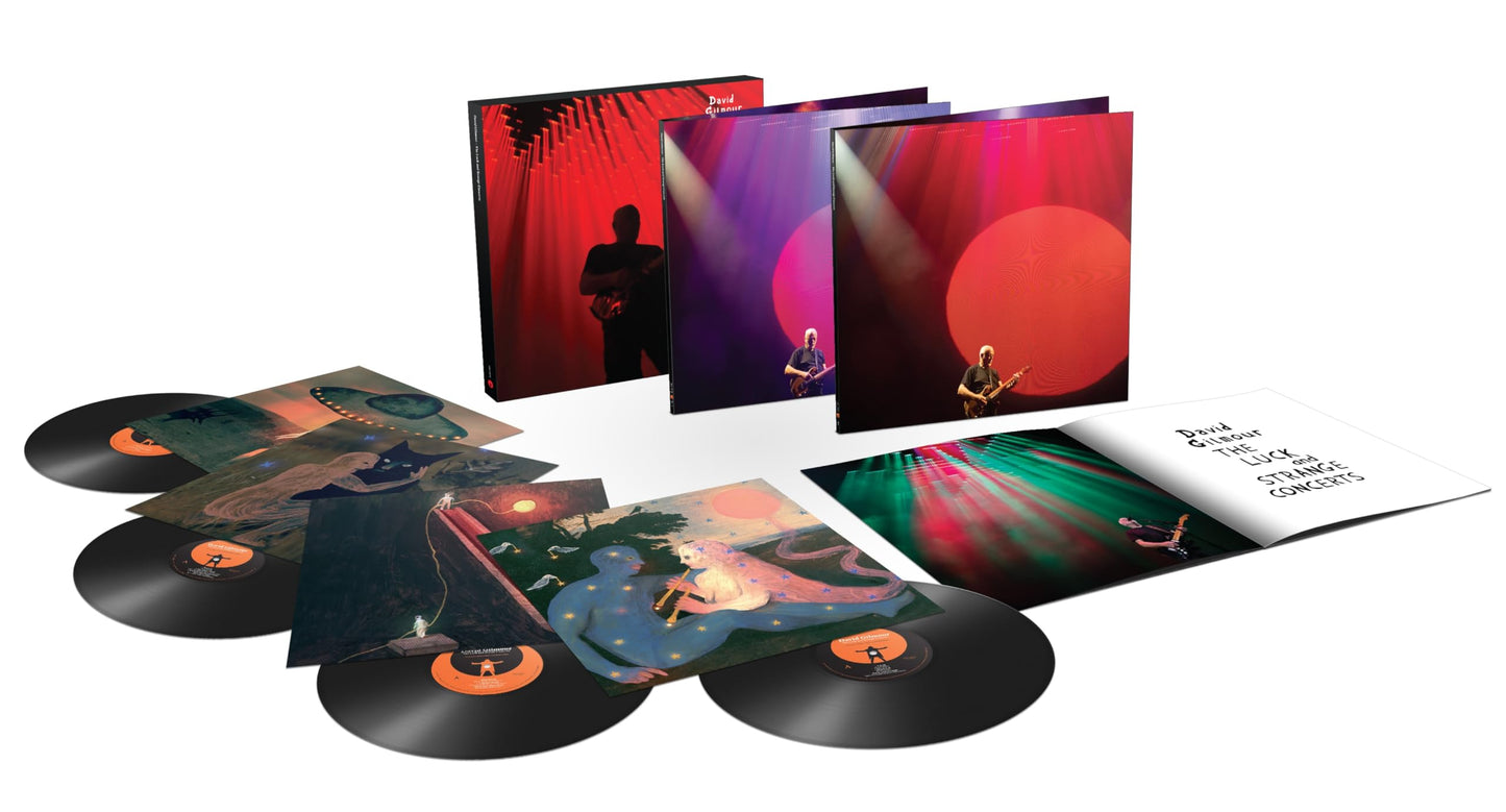 David Gilmour - The Luck and Strange Concerts Vinyl Record 4LP