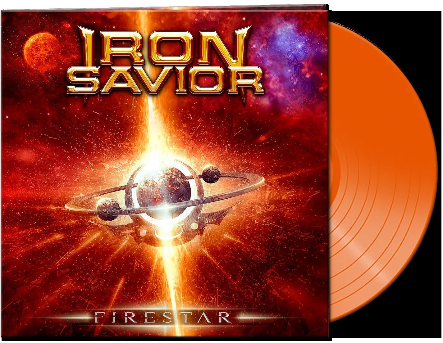 Iron Savior - Firestar "Orange" Vinyl Record LP