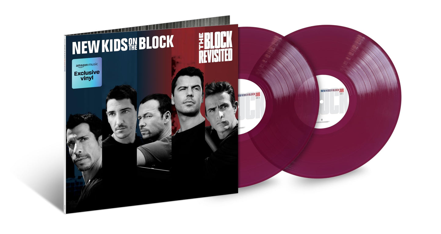 New Kids On The Block - The Block Revisited Grape Vinyl Record 2LP