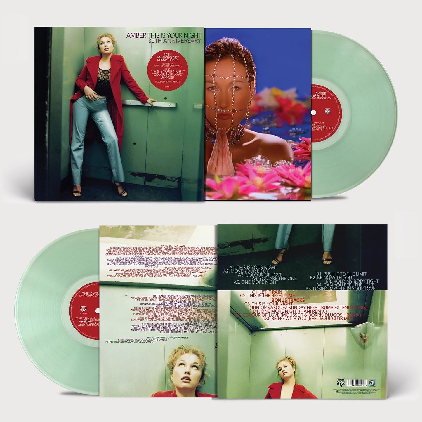 Amber - This Is Your Night (30th Anniversary Deluxe Edition) "Vintage Bottle Green" Vinyl Record 2LP