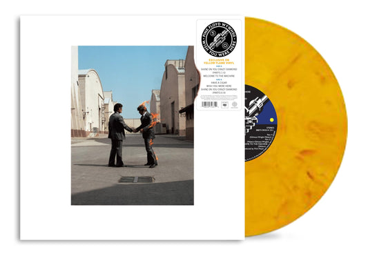 Pink Floyd - Wish You Were Here "Yellow Flame" Vinyl Record LP