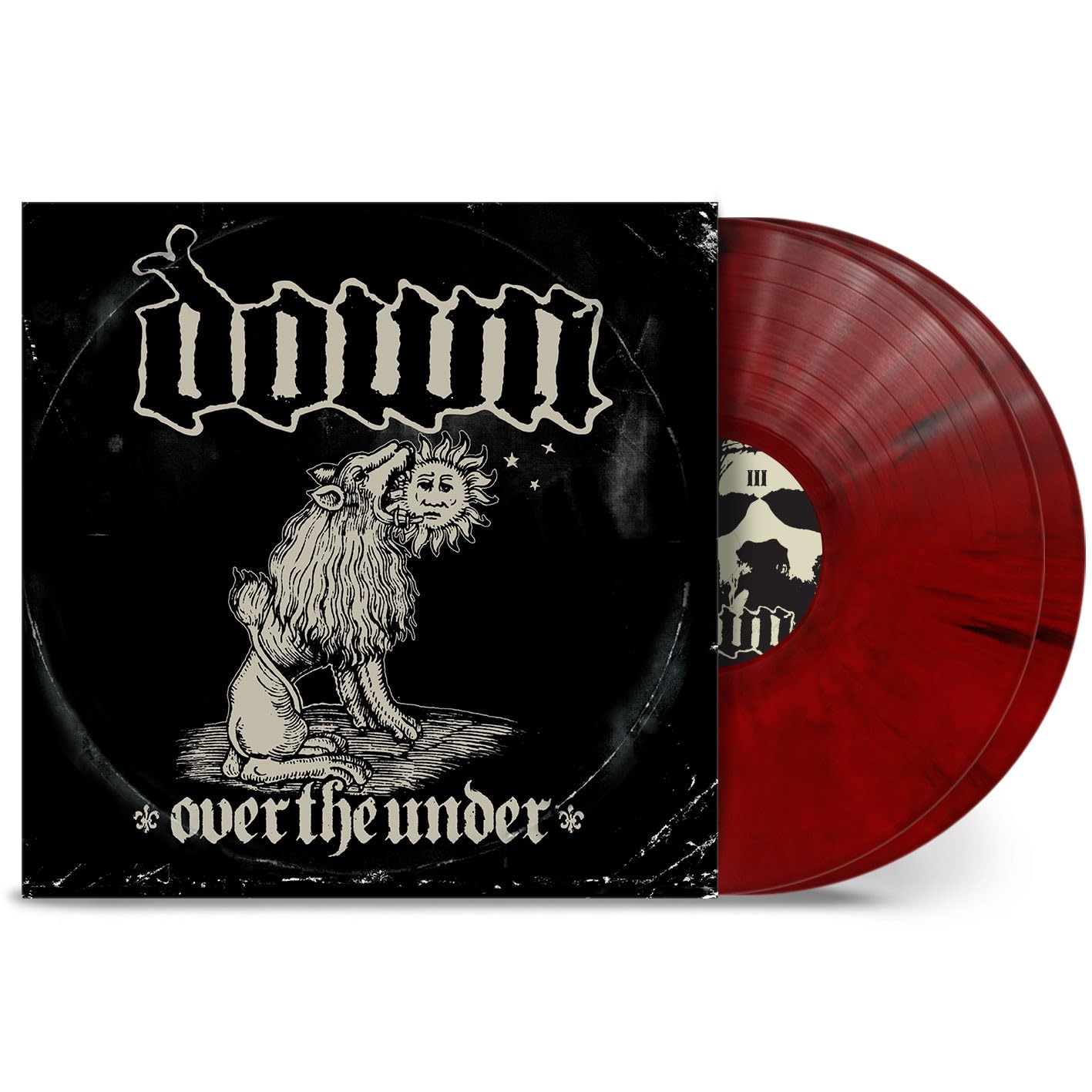 Down - Over The Under "Red/Black Marbled" Vinyl Record 2LP (Remaster 2026)