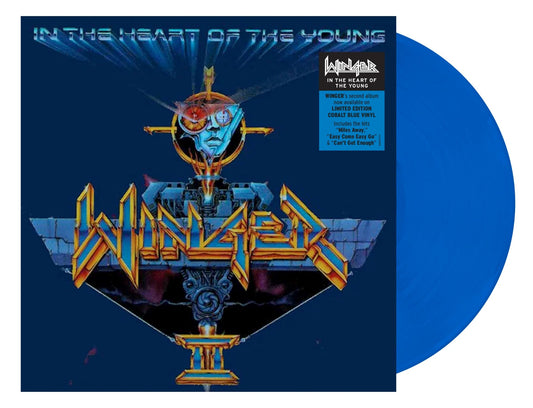 Winger - Winger II: In The Heart Of The Young "Cobalt Blue" Vinyl Record LP