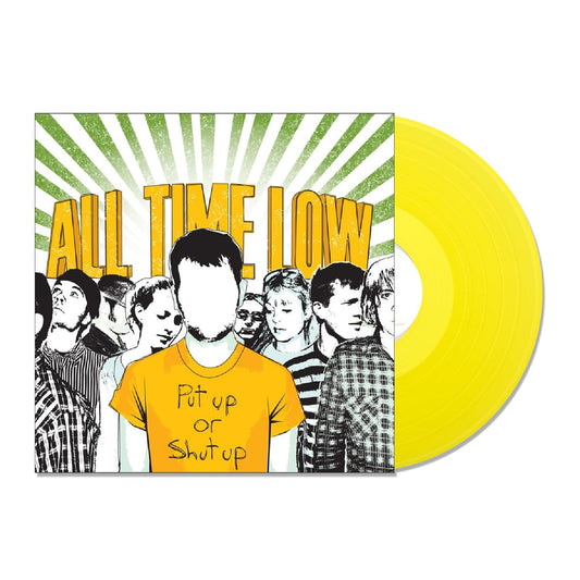 All Time Low - Put Up Or Shut Up "Yellow" Vinyl Record LP