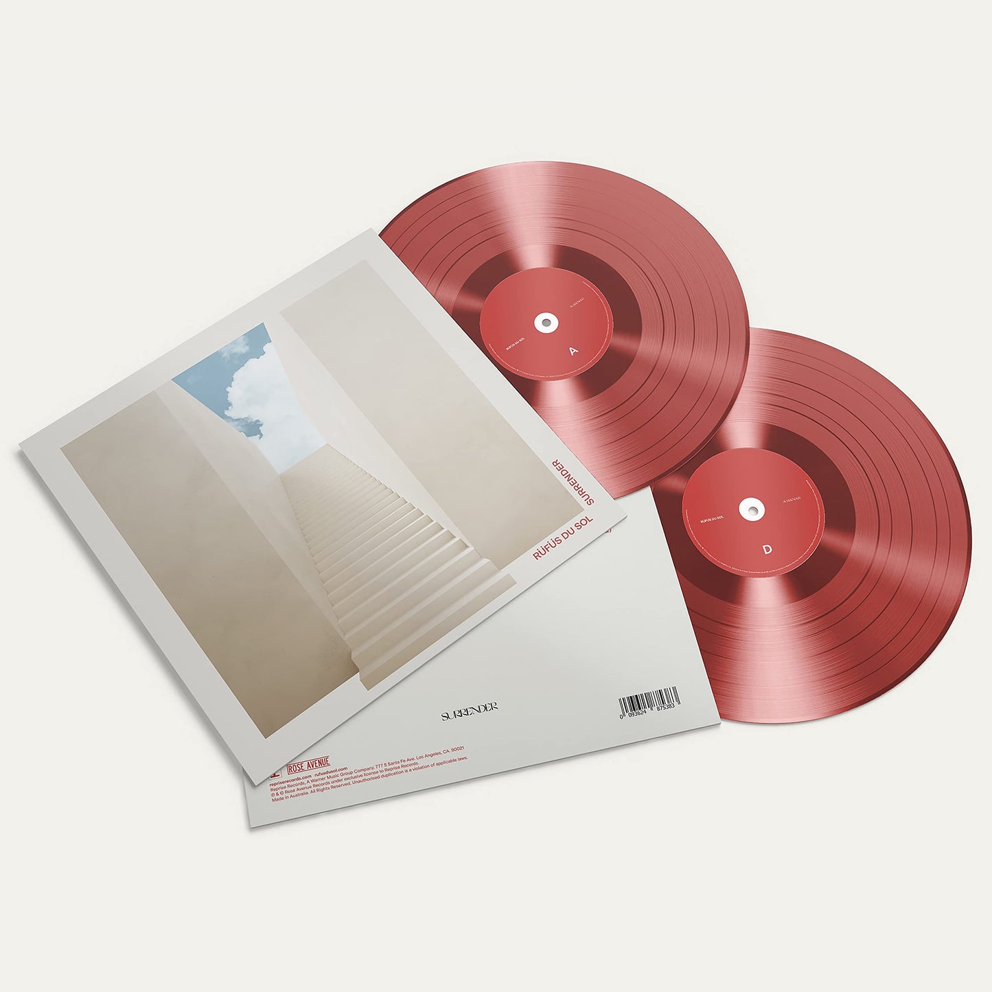 RÜFÜS DU SOL - Surrender "Red" Vinyl Record 2LP