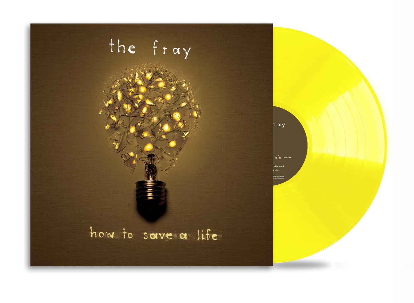 The Fray - How To Save A Life "Translucent Yellow Marble" Vinyl Record LP