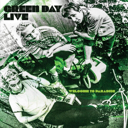 Green Day - Welcome To Paradise "Green" Vinyl Record 2LP