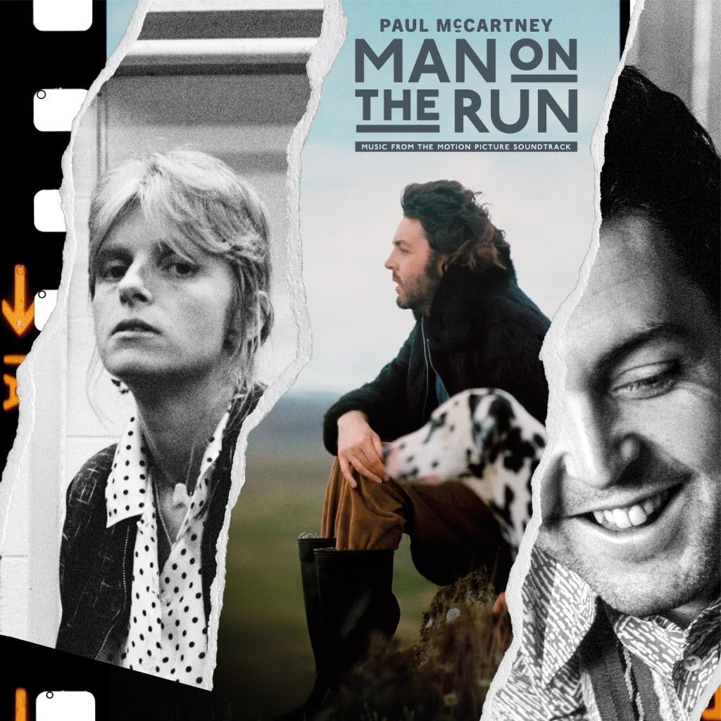 Paul McCartney and Wings - Man On The Run Soundtrack "Tangerine Peel" Orange Vinyl Record LP