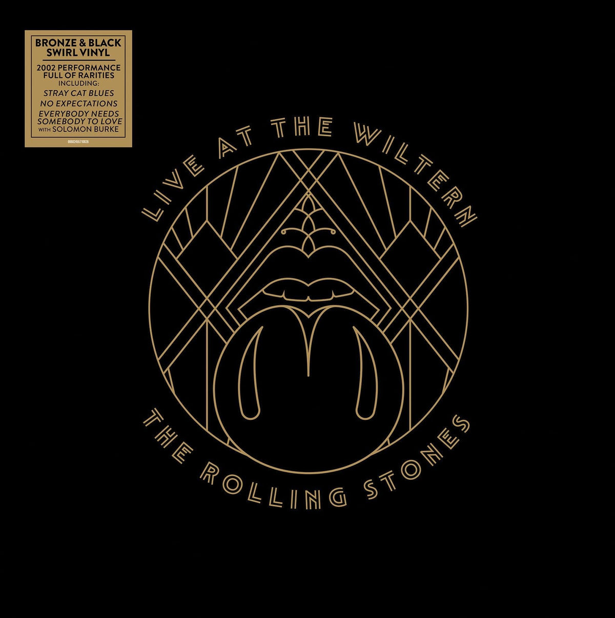 The Rolling Stones - Live At The Wiltern "Bronze & Black Swirl" Vinyl Record 3LP