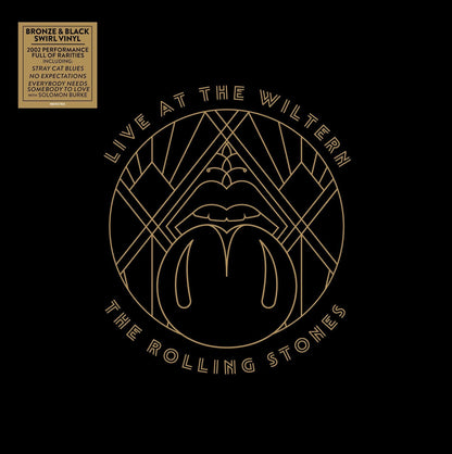 The Rolling Stones - Live At The Wiltern "Bronze & Black Swirl" Vinyl Record 3LP