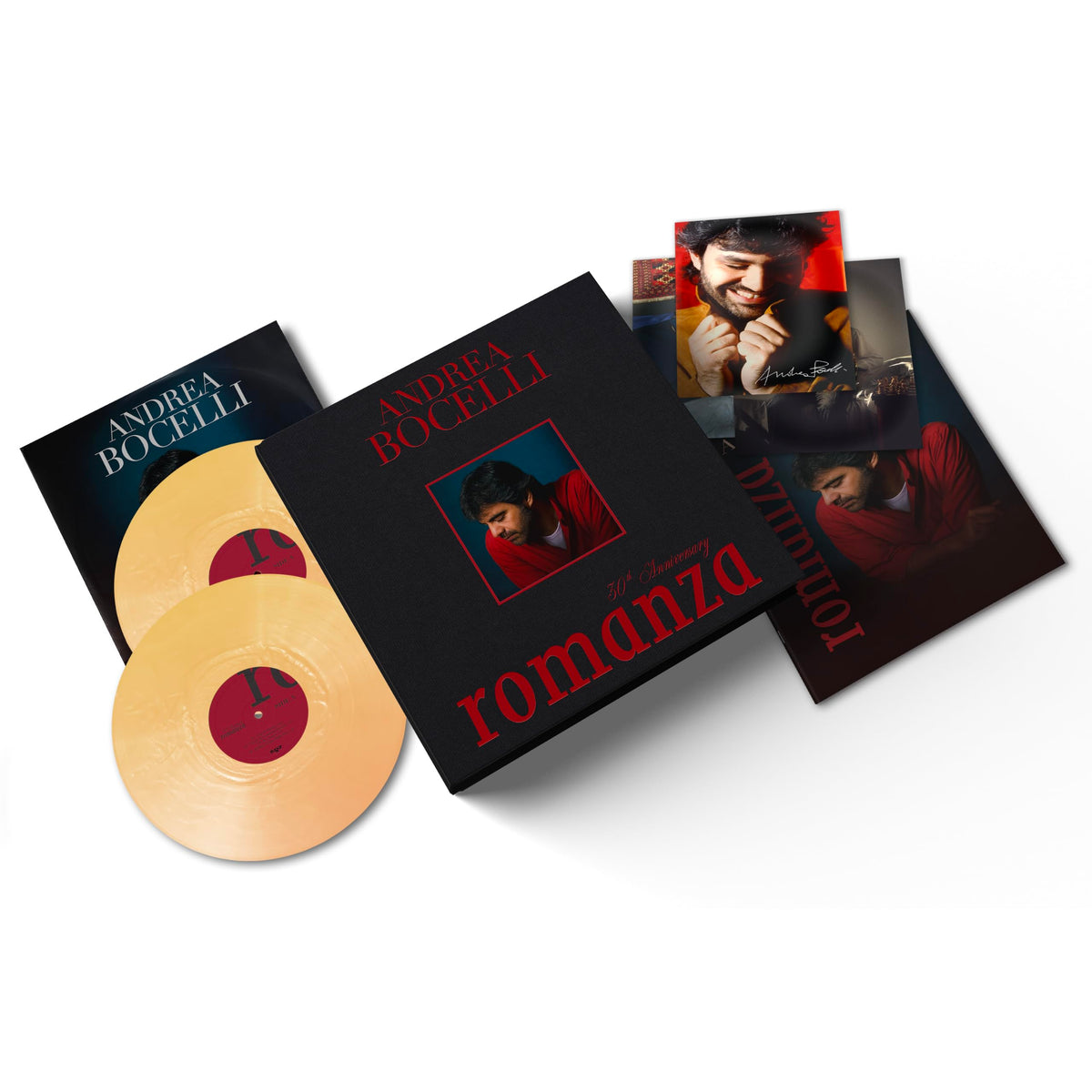 Andrea Bocelli - Romanza (30th Anniversary) "Super Deluxe Gold" Vinyl Record 2LP