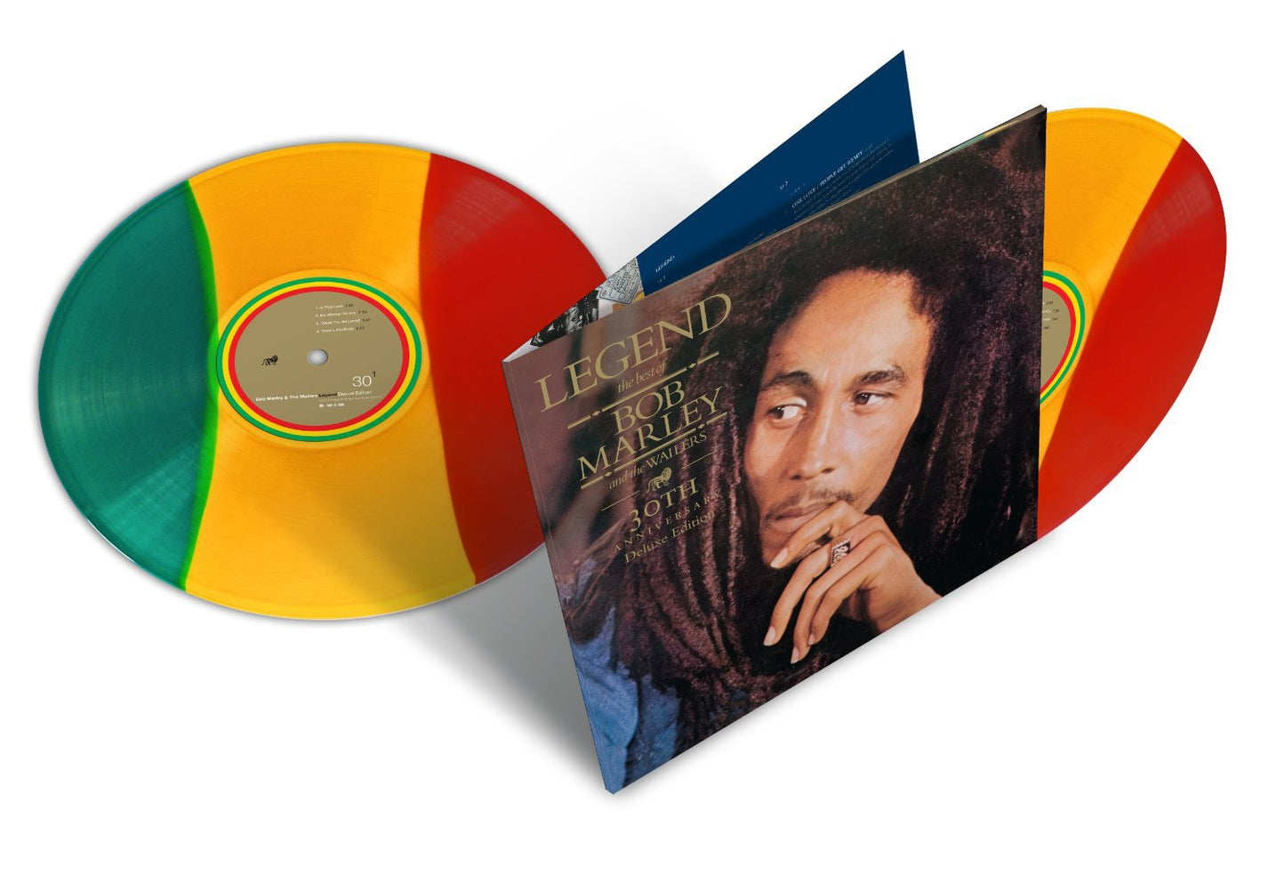Bob Marley & The Wailers - Legend (30th Anniversary Edition) "Tri-Color" Vinyl Record 2LP
