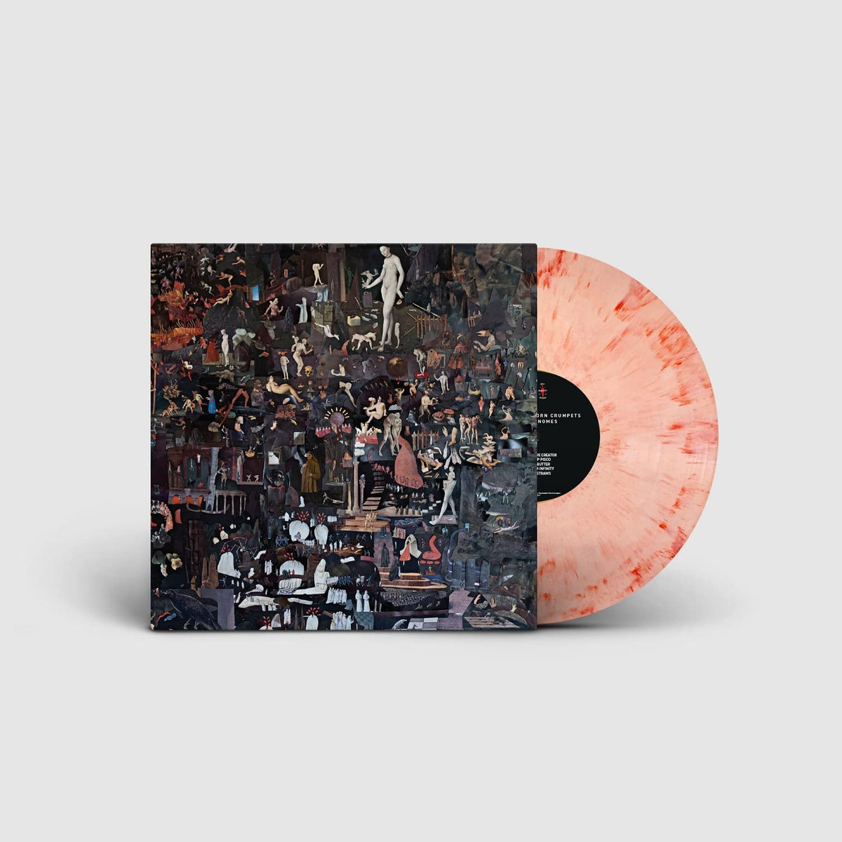 Psychedelic Porn Crumpets - Night Gnomes "Red Natural Swirl" Vinyl Record LP