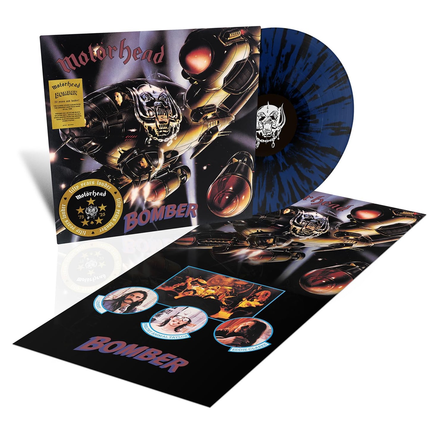 Bomber[Dark Blue/Black Splatter LP] [Half-Speed]