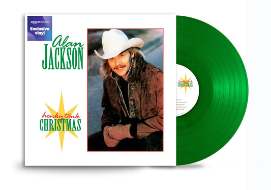 Alan Jackson - Honky Tonk Christmas "Green" Vinyl Record LP