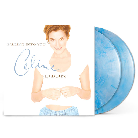 Celine Dion - Falling Into You Blue Marble Vinyl Record 2LP