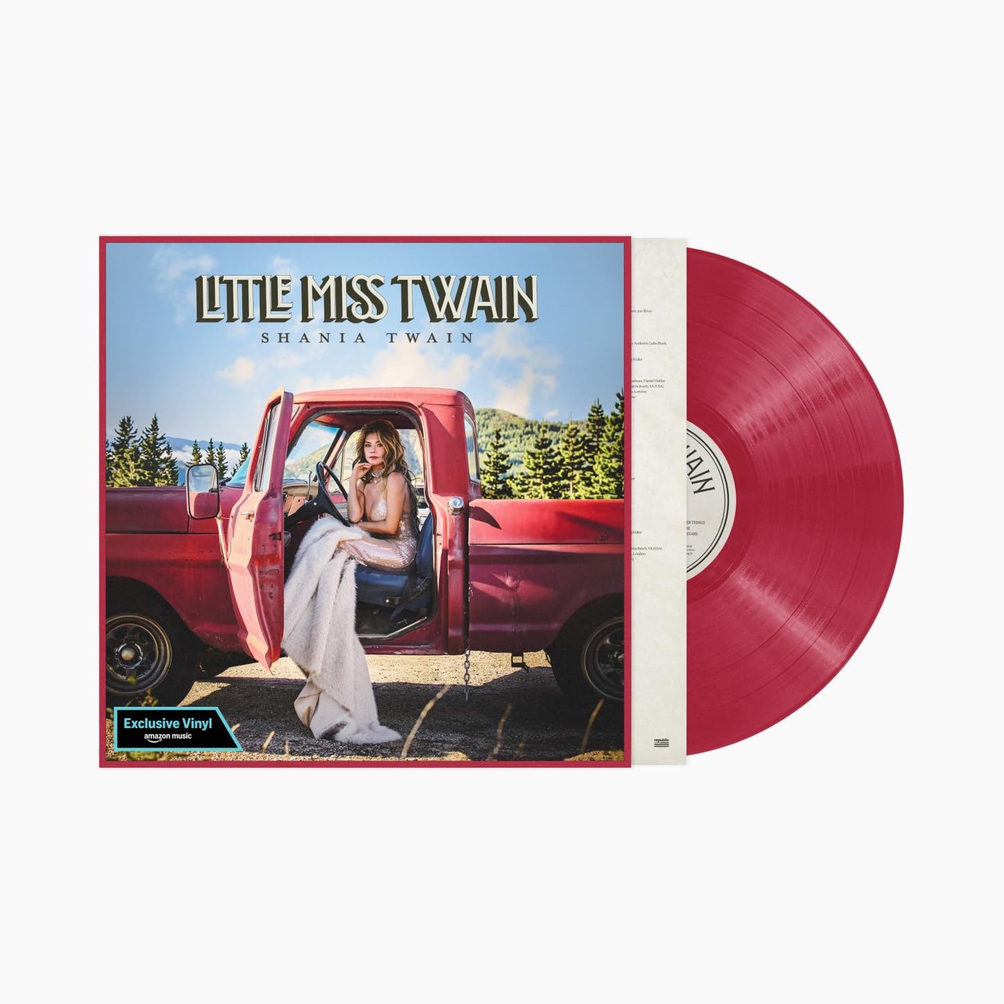 Shania Twain - Little Miss Twain "Red" Vinyl Record LP (Bonus Track Edition)