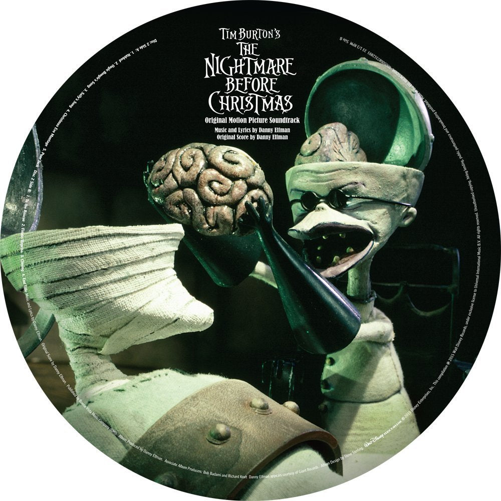 Danny Elfman - The Nightmare Before Christmas (Original Motion Picture Soundtrack) "Picture Disc" Vinyl Record 2LP