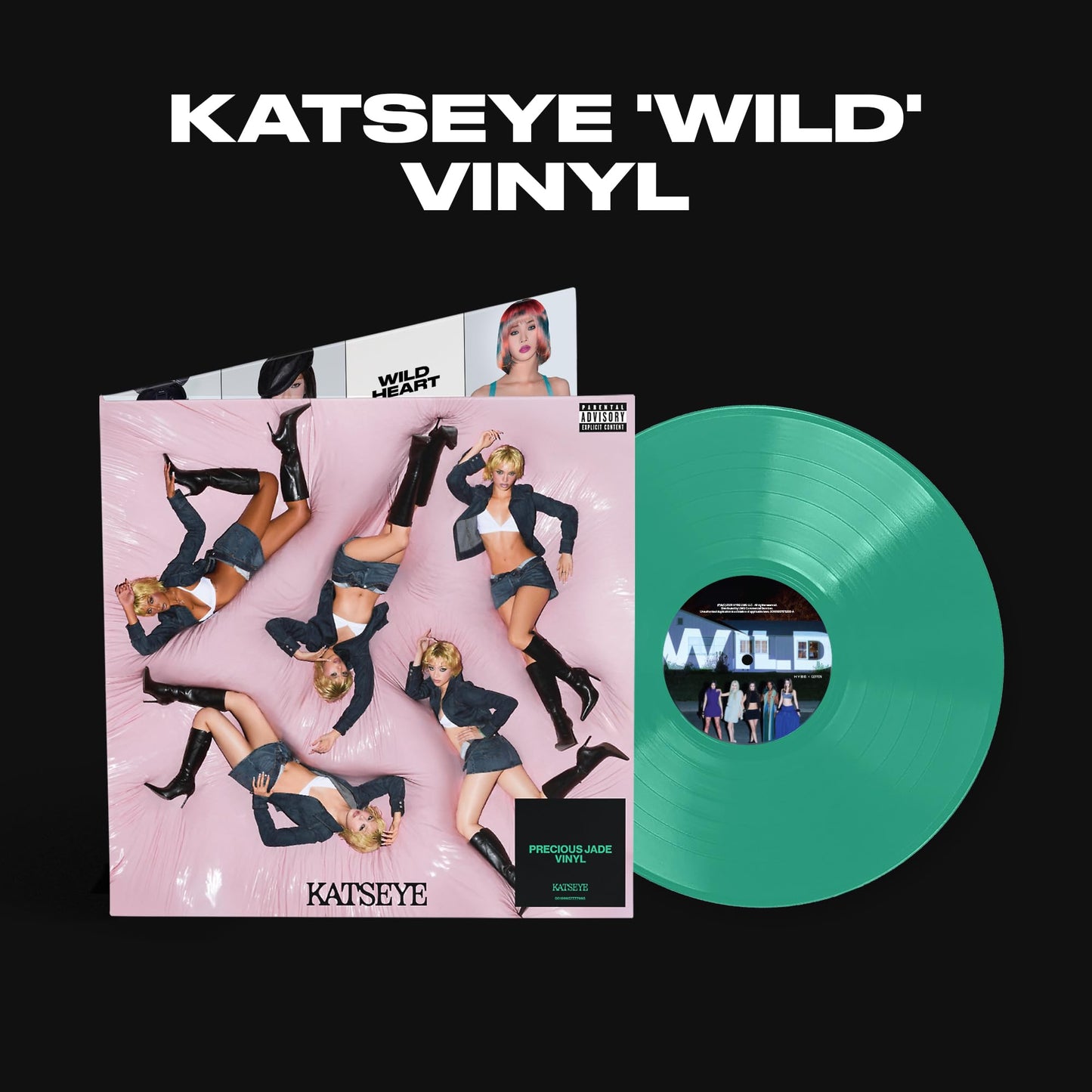 KATSEYE - Wild "Precious Jade" Vinyl Record LP