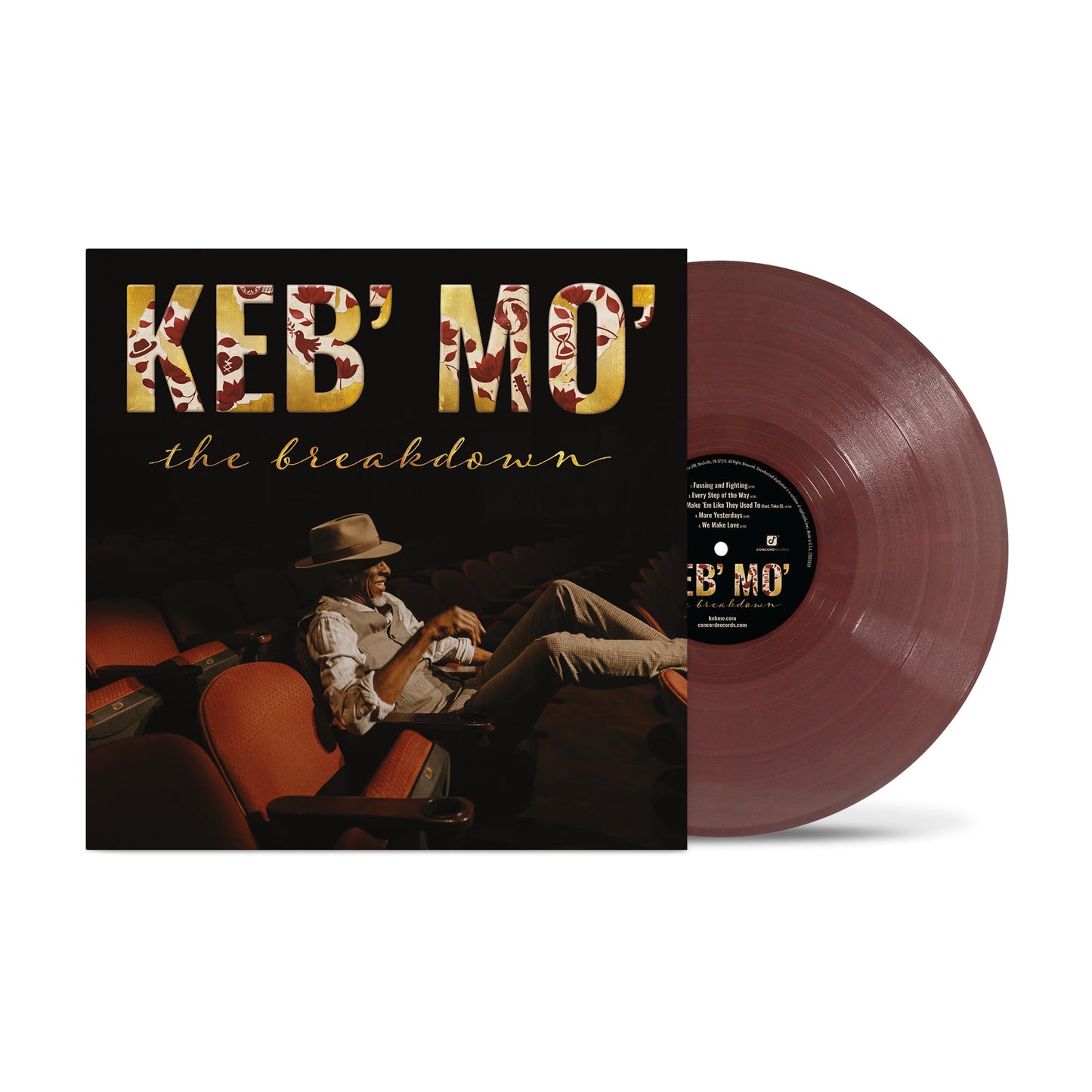 Keb' Mo' - The Breakdown "Red Blend" Eco-Mix Vinyl Record LP