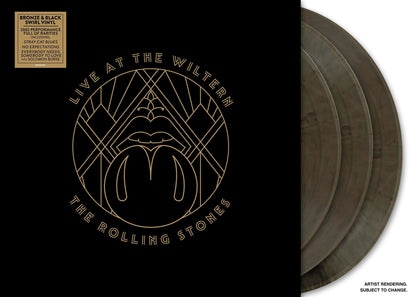 The Rolling Stones - Live At The Wiltern "Bronze & Black Swirl" Vinyl Record 3LP